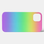 Coques Case-Mate iPhone Dégradé arc-en-ciel à peine là (Verso (horizontal))