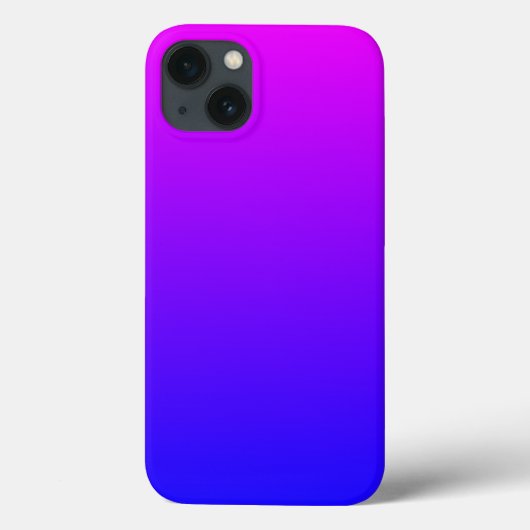 Coques Case-Mate iPhone Dégradé bleu magenta (Verso)