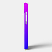 Coques Case-Mate iPhone Dégradé bleu magenta (Verso / Gauche)