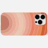 Coques Case-Mate iPhone Dégradé d'arc de coucher de soleil rétro (Verso (horizontal))