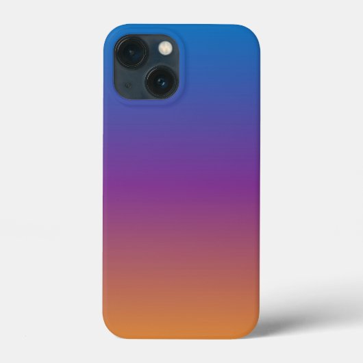 Coques Case-Mate iPhone Dégradé de bleu, violet et orange (Verso)