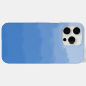 Coques Case-Mate iPhone Dégradé de ciel bleu rêveur (Verso (horizontal))