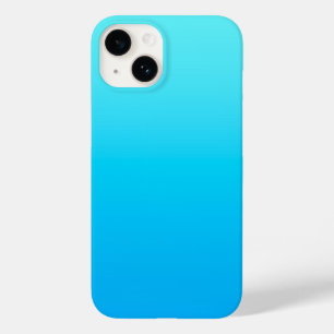 Coque Pour iPhone 14 Dégradé de couleur bleue