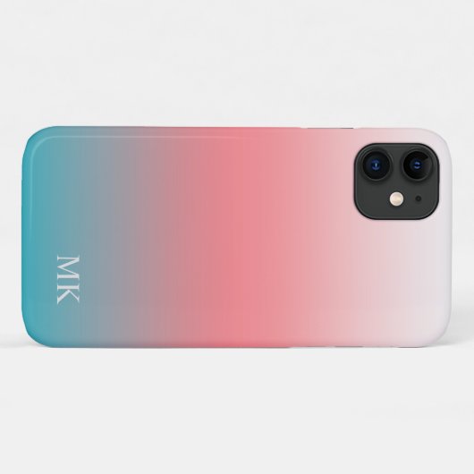 Coques Case-Mate iPhone Dégradé de couleur de plage (Dos (Horizontal))