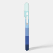 Coques Case-Mate iPhone Dégradé de couleur - Nom personnalisé (Verso / Gauche)