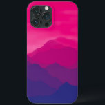 Case-Mate iPhone Case Dégradé de la montagne rose pourpre<br><div class="desc">Pour les amateurs de vibrations là-bas - un paysage de montagne violet magenta audacieux.</div>