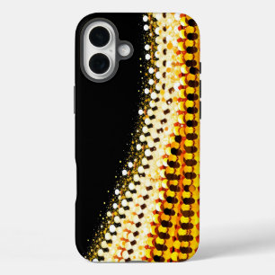 Coques iPhone 16 Plus dégradé de l'argent rayonnant à l'or chaud