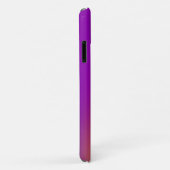 Coques Case-Mate iPhone Dégradé diagonale magenta à jaune (Dos/Droite)