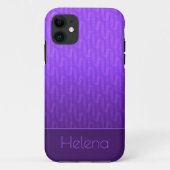 Coques Case-Mate iPhone Dégradé du lilas néon. (Dos)