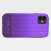 Coques Case-Mate iPhone Dégradé du lilas néon. (Dos (Horizontal))