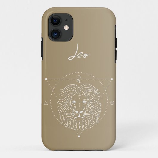 Coques Case-Mate iPhone Dégradé du signe étoile du zodiaque de Leo (Dos)