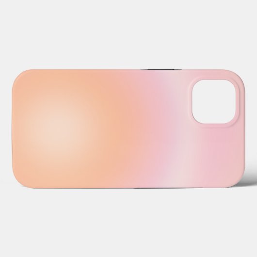 Coques Case-Mate iPhone Dégradé Fuzz Peach (Verso (horizontal))