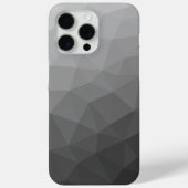 Coques Case-Mate iPhone Dégradé gris clair motif en maille géométrique (Verso)