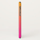 Coques Case-Mate iPhone dégradé jaune et rose ombre (Dos/Gauche)