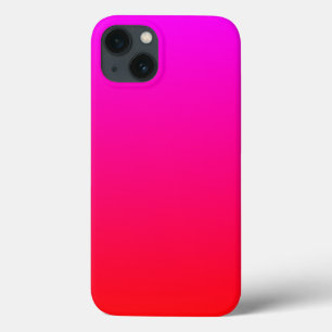 Etui iPhone Case-Mate Dégradé minimaliste de magenta vif à rouge