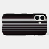 Coques Case-Mate iPhone Dégradé Monochrome Moderne Diagramme Vertical (Verso (horizontal))