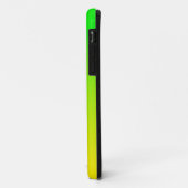Coques Case-Mate iPhone Dégradé néon vert et jaune (Dos/Gauche)