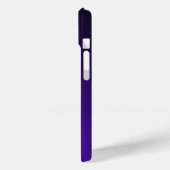 Coques Case-Mate iPhone Dégradé noir à violet (Verso / Gauche)