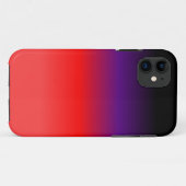 Coques Case-Mate iPhone Dégradé noir, pourpre et rouge (Dos (Horizontal))