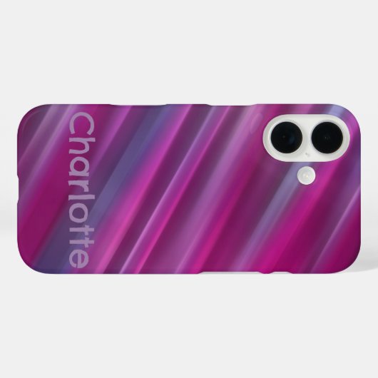Coques Case-Mate iPhone Dégradé Ombre rose (Verso (horizontal))