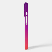 Coques Case-Mate iPhone Dégradé ombré violet, rose et orange (Verso / Gauche)