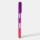 Coques Case-Mate iPhone Dégradé ombré violet, rose et orange (Verso / Droite)