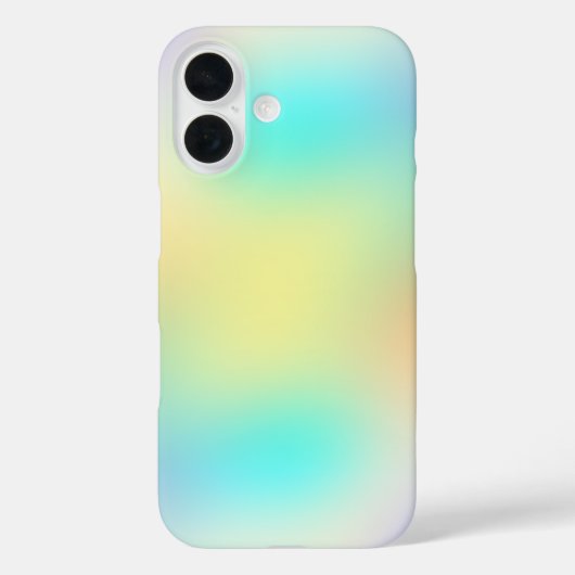 Coques Case-Mate iPhone Dégradé pastel bleu jaune et violet (Verso)