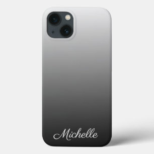 Case-Mate iPhone Case dégradé personnalisé ombre noir nuances de gris C