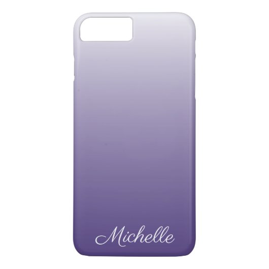 Coques Case-Mate iPhone dégradé personnalisé ombre Ultra Violet (Dos)