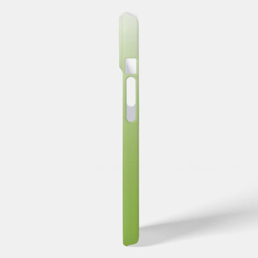 Coques Case-Mate iPhone dégradé personnalisé vert vert foncé (Verso / Gauche)