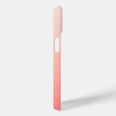 Coques Case-Mate iPhone Dégradé rose pâle et pêche (Verso / Droite)