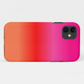 Coques Case-Mate iPhone Dégradé rose, rouge et orange (Dos (Horizontal))