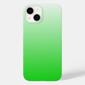 Coque Pour iPhone 14 dégradé vert à blanc #00cc00