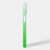 Coques Case-Mate iPhone dégradé vert à blanc #00cc00 (Verso / Droite)
