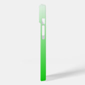 Coques Case-Mate iPhone dégradé vert à blanc #00cc00 (Verso / Gauche)