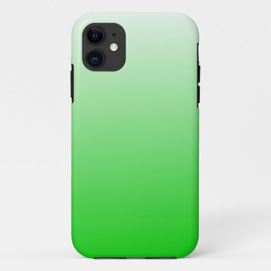 Coques Case-Mate iPhone dégradé vert à blanc #00cc00 Coque-Mate iPh (Dos)