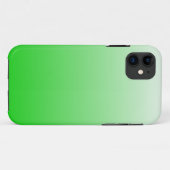 Coques Case-Mate iPhone dégradé vert à blanc #00cc00 Coque-Mate iPh (Dos (Horizontal))