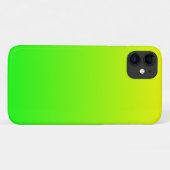 Coques Case-Mate iPhone Dégradé vert jaune (Dos (Horizontal))