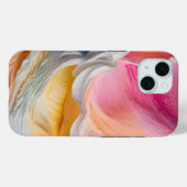 Coques Case-Mate iPhone Dégradé vif du papier sur blanc (Verso (horizontal))