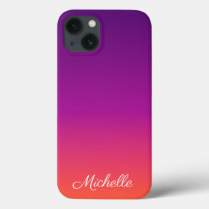 Case-Mate iPhone Case dégradé violet, rose et orange ombre Coque-Mate i