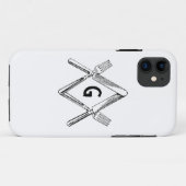 Coques Case-Mate iPhone Degré de couteau et de fourchette (Dos (Horizontal))