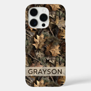 Coques iPhone 16 Pro Déguisement Feuilles D'automne Personnalisé