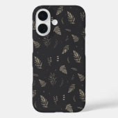 Coques Case-Mate iPhone Délicat Feuille botanique neutre Motif (Verso)