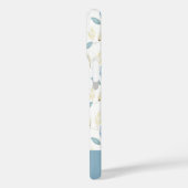 Coques Case-Mate iPhone Délicat Modèle Floral Moderne Avec Votre Nom (Verso / Gauche)