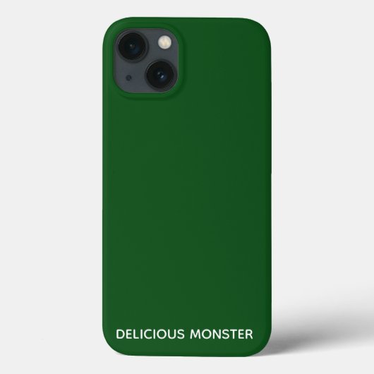 Coques Case-Mate iPhone Délicat Monster vert nom couleur Coque-Mate iPhone (Verso)