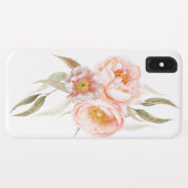 Coques Case-Mate iPhone Délicat Pies Roses Botanique (Dos (Horizontal))