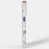 Coques Case-Mate iPhone Delicate Dusty Blue Floral Art 🌸 (Verso / Droite)
