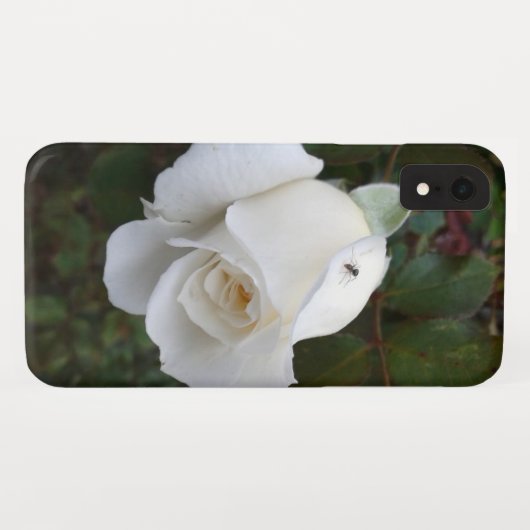 Coques Case-Mate iPhone Délicate nature rose blanche (Dos (Horizontal))