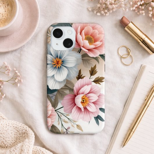 Coques Case-Mate iPhone Delicate Pastel Floral 