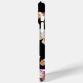 Coques Case-Mate iPhone DÉLICIEUX CUPCAKES DESERT SHOP, Rose, Fuchsia Blan (Verso / Gauche)